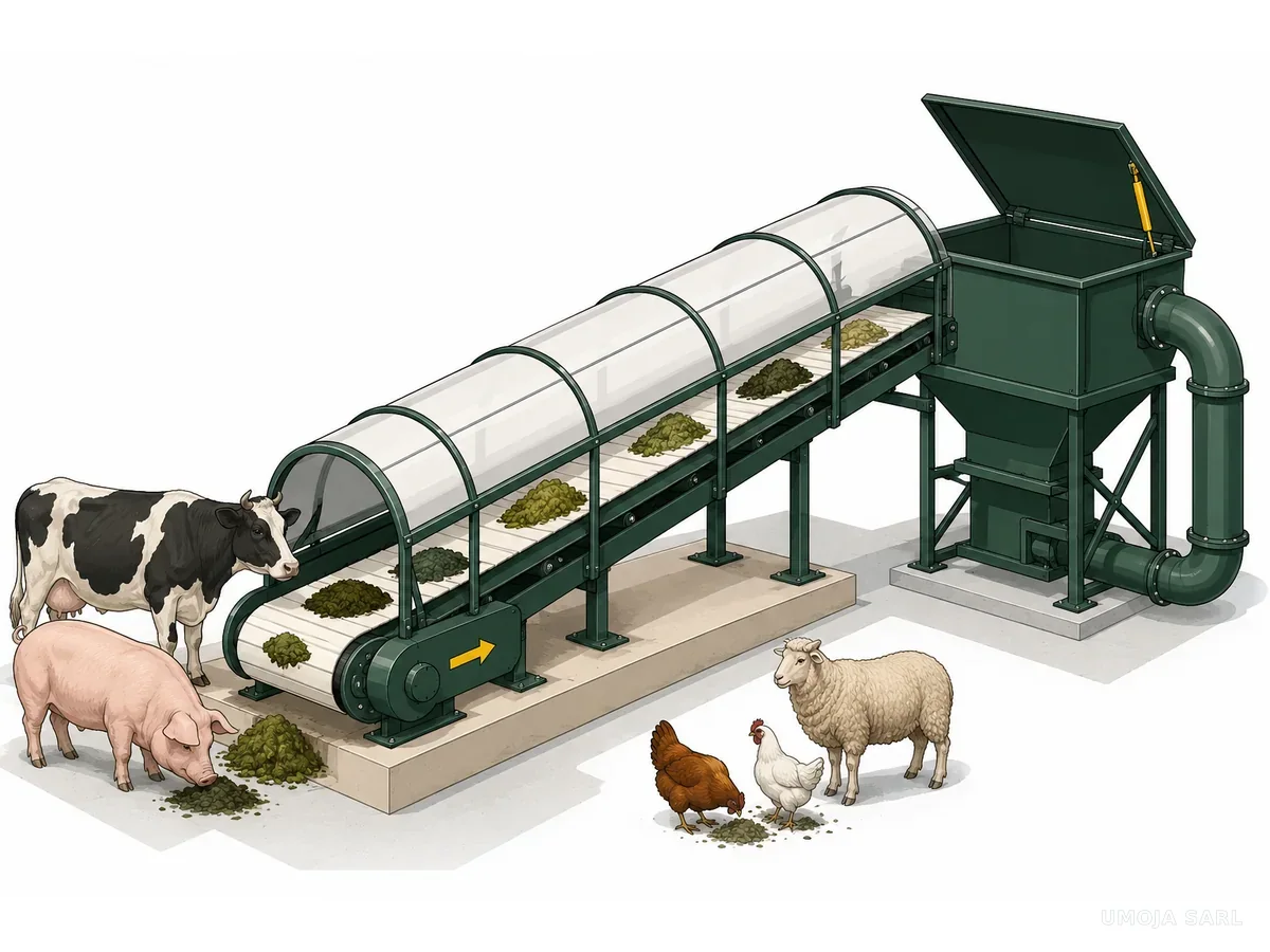Collecte et tri de matières organiques issues des ménages et des animaux
