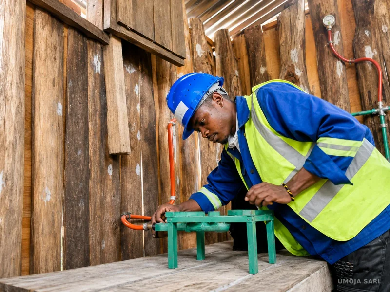 Intervention technique réalisée par l’équipe UMOJA